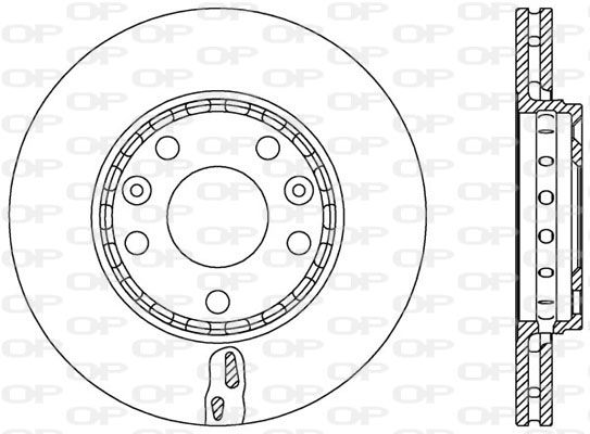 OPEN PARTS Bremžu diski BDA2548.20